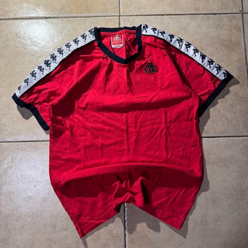 Vintage y2k kappa red t shirt Size M in mens